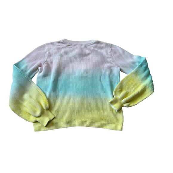 Lilly Pulitzer Sweater, Ombre Ritzanna style; Medium, 100% Cotton, long sleeve - Picture 2 of 10